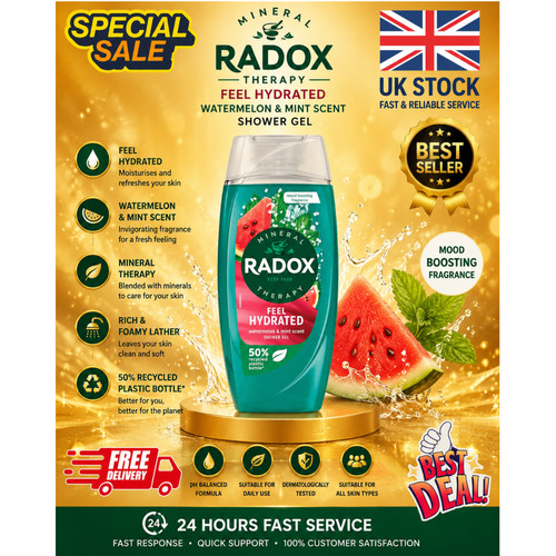 Radox mineral therapy shower - radox,