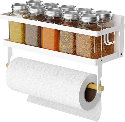 Spice rack magnetic - shelf, with